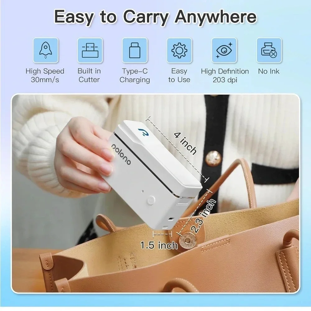 🆕 POLONO P31S Label Maker Machine